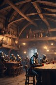 Default_An_old_wooden_tavern_with_a_bunch_of_knights_drinking_3.jpg