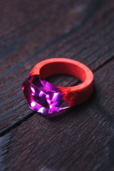 Monochrome pink Wood Handmade Ring Statement Ring Wood Resin _ Etsy.png