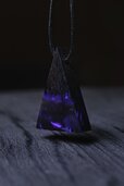 Triangular galaxy (black&purple) Handmade wooden pendant triangle-shape pendant misty galaxy.jpg