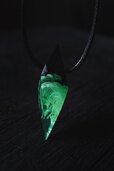 Wonderful Haze Green Handmade Pendant Wood Pendant Epoxy _ Etsy.jpg